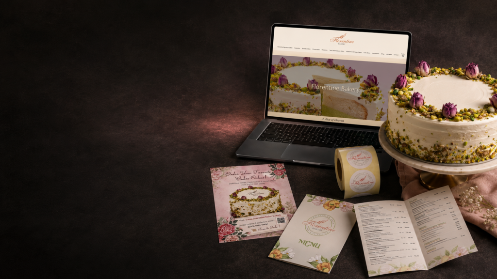 Florentine Bakery website and print case study